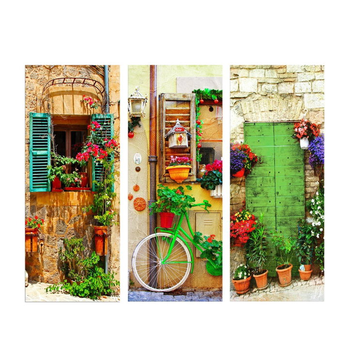 Wallity Cuadro Decorativo MDF Multicolor (3 Piezas) MDF0088